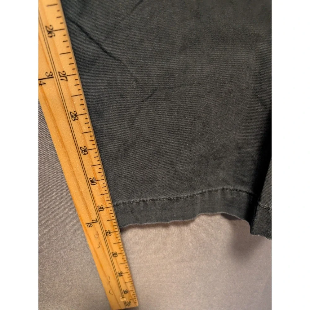 Banana Republic Gavin Chino Pants Mens 33x34 Charcoal Gray Straight Leg Cotton